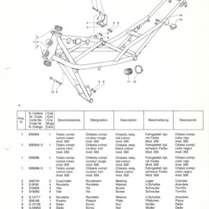 Gilera Saturno Ersatzteilkatalog