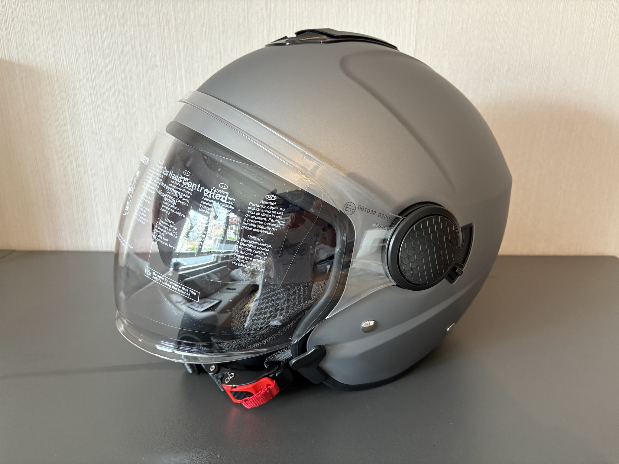 YS Helmets OF 839 Silber