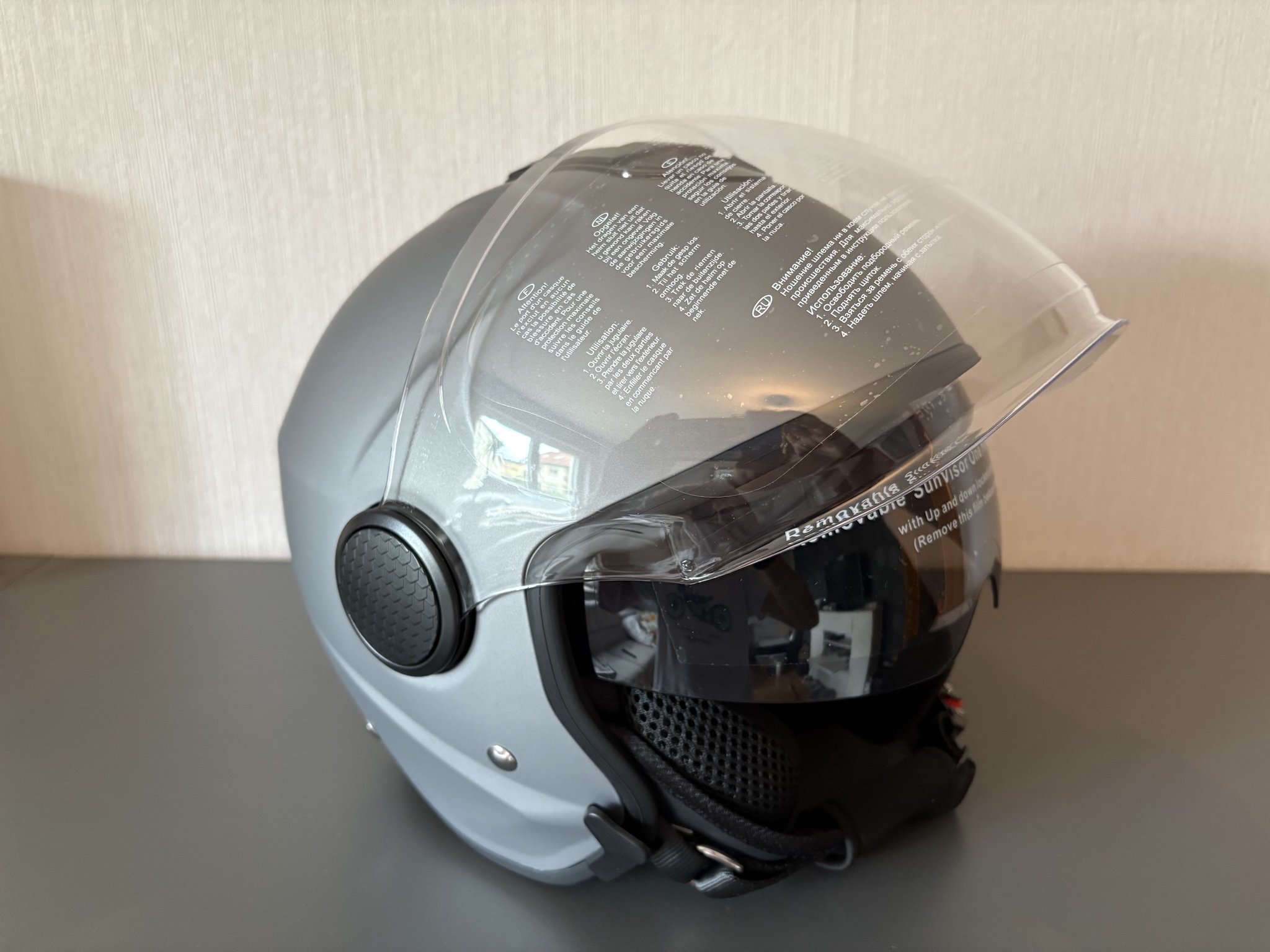YS Helmets OF 839 Silber